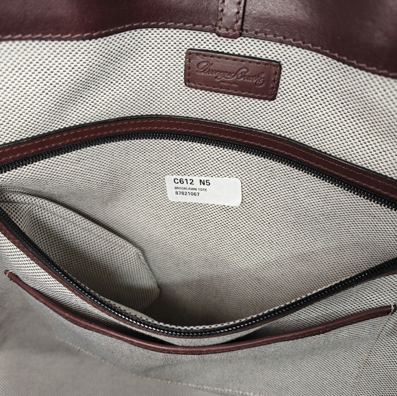 🐢 Dooney & Bourke Brooklawn XL Tote Weekender Bag Great Condition! - Picture 10 of 16